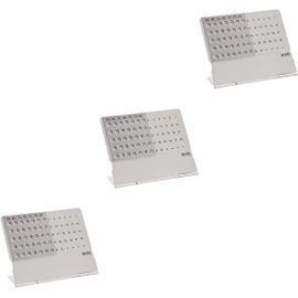 Calendriers Personnalisés 3 Pcs Calendrier De Bureau Calendrier En Aluminium Calendrier En Métal Calendrier De Bureau Calendrier Personnalisé De La Maison