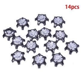 14 Pcs / Lot Golf Spikes Pins Fast Twist Shoe Spikes Replacement Set Golf Shoes Parts Golf Training Aids