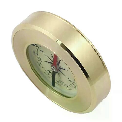 Boussole En Plein Air Playset Randonnée Équipement Poche Style Classique Survie Mini Acrylique Laiton Imperméable Étudiant Voyage Navigation