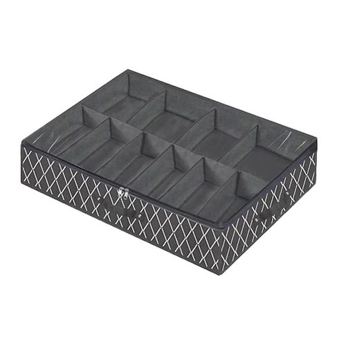 Rangement À Chaussures Sous Le Lit - Boîte Pliable En Tissu Non Tissé Avec Fermeture Éclair, Anti-Poussière Et Peu Encombrante