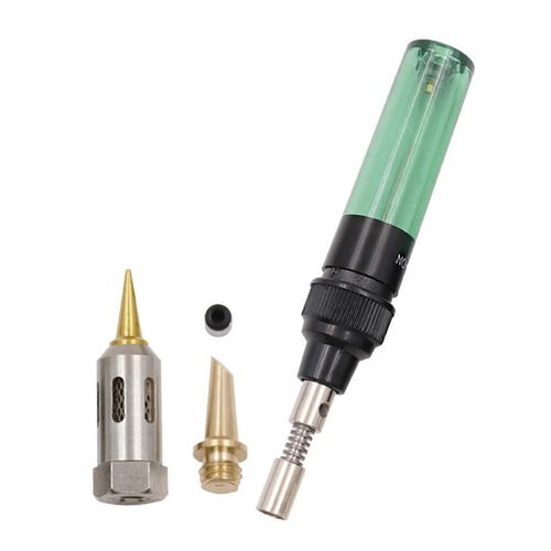 1300 Celsius 4 en 1 Kit de fer à souder portable Stylo de soudage Brûleur Chalumeau Souffle Fer à souder à gaz Outil de soudage sans fil