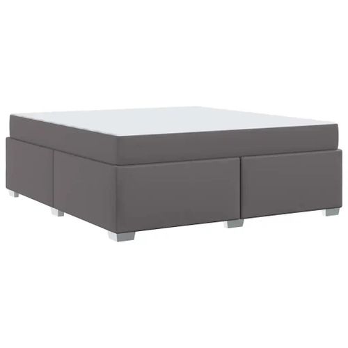 Vidaxl Cadre De Lit Autre Gris 180 X 200 Cm Faux Cuir