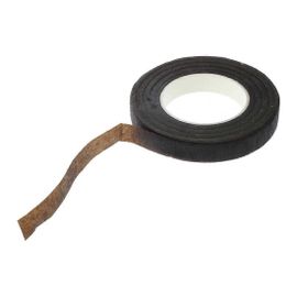 30Yard 12mm Ruban de papier auto-adhésif Tige florale pour guirlandes bricolage artisanat soie artificielle Flowerbrown
