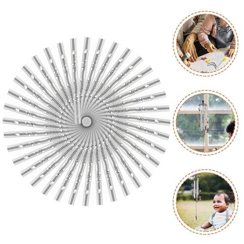 50 Pcs Carillons Éoliens De Tuyau D'enfant Maison Accessoires Pour La Maison Tuyaux En Aluminium Tube Robuste En Métal
