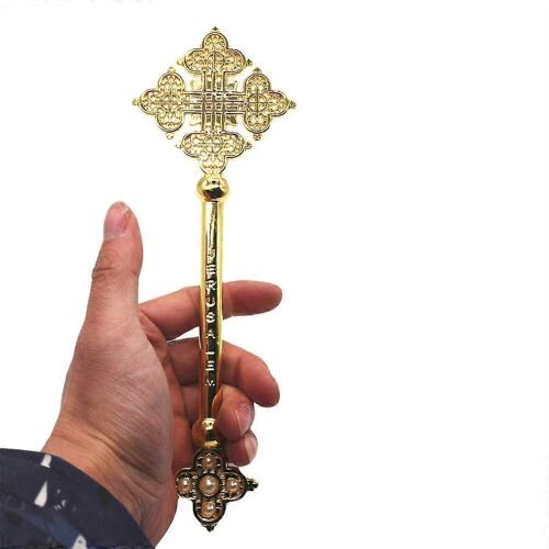 Main Croix Orthodoxe Christ Relique Religieux Cadeau De Noël Ustensiles D'église Prière Pour Les Prêtres
