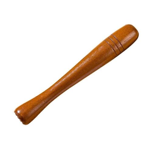 1pc Glace Broyée Bar Bois Pilon Bar Tige D'agitation Bar Approvisionnement De Cuisine (Marron)