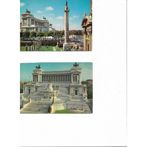 4 Cartes Postales Modernes Circulées Rome Italie
