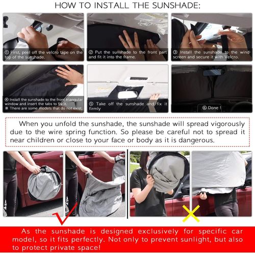 Compatible Avec Toyota C-Hr Chr 2016-2024 2025 Pare-Soleil De Voiture Couverture De Pare-Brise-Soleil Voiture Protection Parebrise Anti Uv Isolation La Chaleur Et Soleil, Chr Accessoires[Z550]