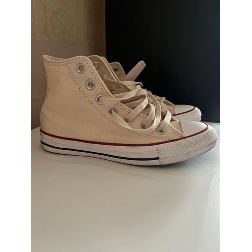 Converse Chuck Taylor All Star Montantes, Couleur Beige Crème. - 37