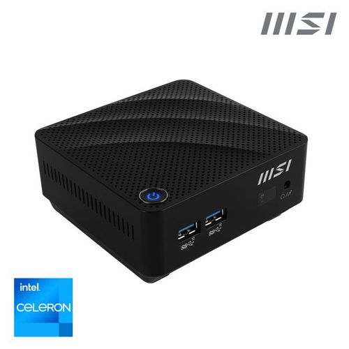 MSI Cubi N JSL 043EU - Celeron N4500 1.1 GHz 4 Go RAM 128 Go Noir