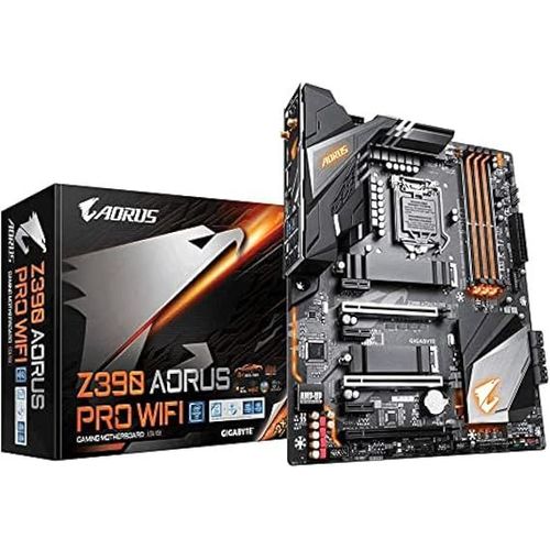 Gigabyte Z390 AORUS PRO WIFI - 1.0 - carte-mère - ATX - LGA1151 Socket - Z390 Chipset - USB 3.1 Gen 1, USB-C Gen2, USB 3.1 Gen 2, USB-C Gen1 - Bluetooth, Gigabit LAN, Wi-Fi 5 - carte graphique...
