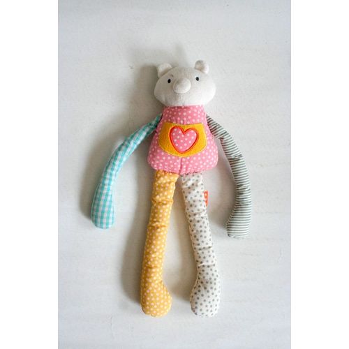 Doudou tissu ours 32 cm HEMA