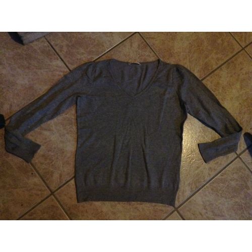 Pull Léger Gris Camaïeu T 42