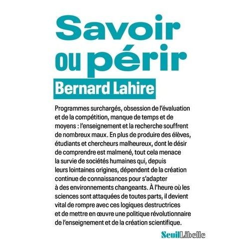 Savoir Ou Périr