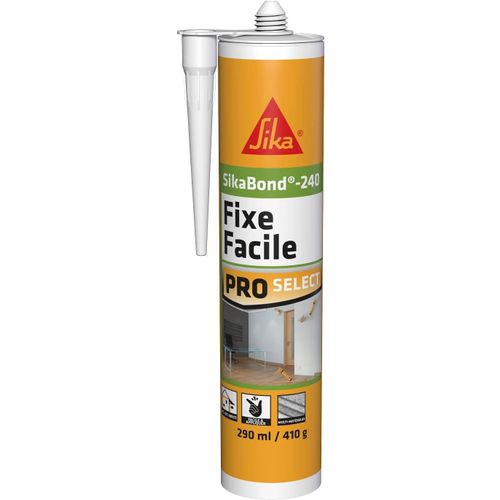 Loc-- Colle Acrylique D¿Agencement-Bond-240 Fixe Facile Blanc Cassé-Intérieur,Extérieur Abrité-Multi-Support-Maintien Immédiat-290 Ml