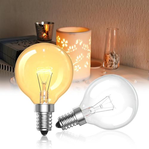 Ampoule Pour Four E14 Dimmable,G50 Ampoule Four 300 Degré Résistante 26W,230V E14 Ampoule Lampe Lave,Blanc Chaud 2700K Lot de 2