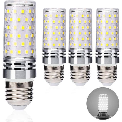 Ampoules LED E27 Blanc Froid 6000K 8W Remplace Ampoule Incandescence 60W 100W 800lm E27 LED Sans Scintillement AC 220V-240V Angle d'éclairage 360° Non Dimmable Lot de 4