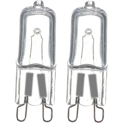 Kal-Ampoule G9, Lampe Halogène G9 À Intensité Variable, Blanc Chaud 2800k (28w 370 Lumen, 2 Pcs)
