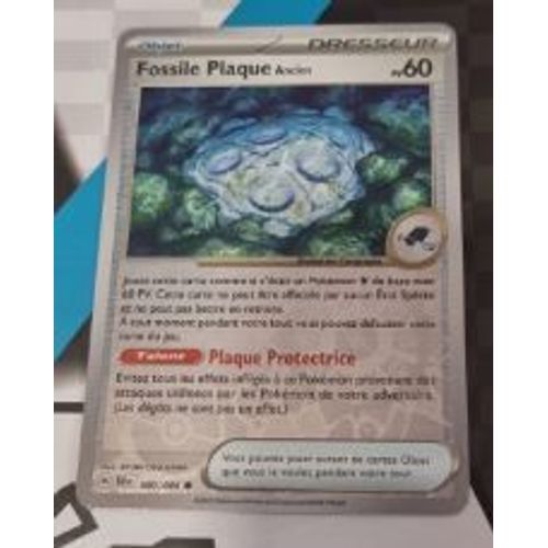 Pokemon Fossile Plaque Ancien 080 / 086 Reverse N&B 10.5