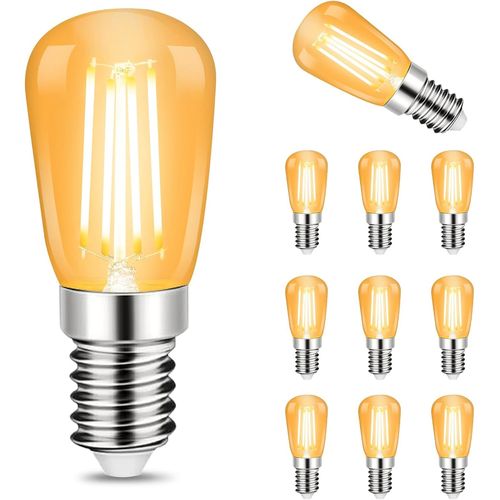 Ampoule Led E27 Vintage Edison - 4w Blanc Chaud 2200k Ampoule Led Rétro Filament Décorative Verre Ambré Bulb Intérieur Non-Dimmable, Equivalent À Ampoule Incandescente 40w, Lot De 6 (A60)