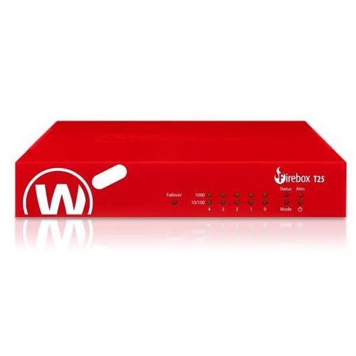 Pare-feu et sécurité WatchGuard Firebox T25 with 1-yr Total Security Suite (WGT25641)