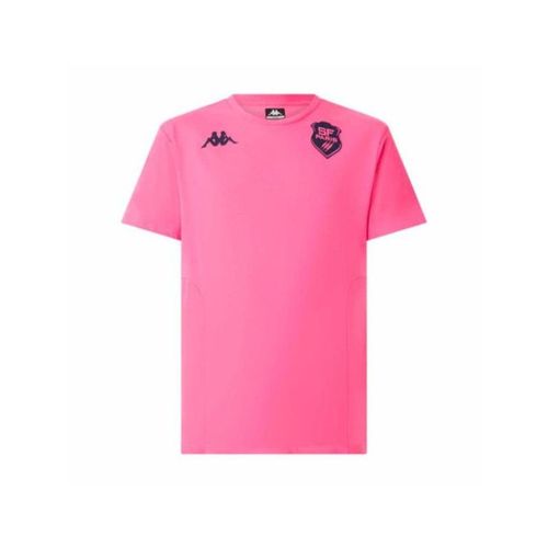 T-Shirt Rugby Kappa Stade Français Paris Rose Pour Adulte