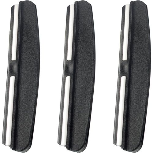 Caypp-Lot De 3 Couteaux À Aiguiser Noirs À 15 Degrés,Guide D'angle,Aiguiseur,Aiguisage,Aiguisage,Durable,Portable,Simple,Remplacement,Outil À Main,Pierre À Aiguiser,Aide À L'affûtage Pour La