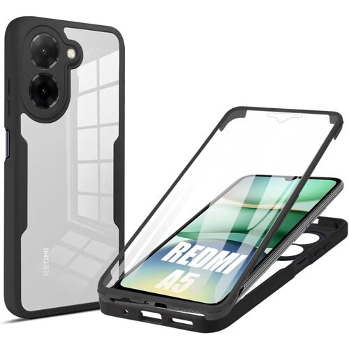 Coque pour Xiaomi Redmi A5, Protection Intégrale Avant et Arrière Double Face - Noir - EFConnection