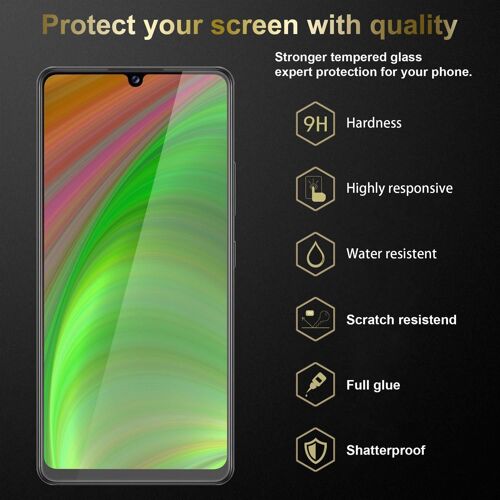 Cadorabo 3x Film De Protection Compatible Avec Honor Play 9a En Haute Transparent - 3x Verre De Protection D'écran Durci (Tempered) D'une Dureté De 9h Avec Compatibilité 3d Touch