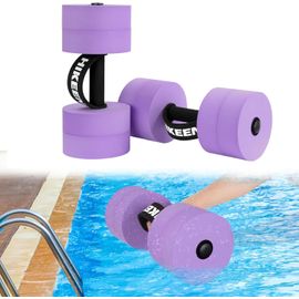 Lbgwp60-Aquatic Exerc Dumbbells Water Dumbbell Resistance Aquatic Fitness Barbells With 4 High-Density Eva Foam Weights Dumbbells, For Water Aero S Weight Loss