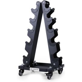 Lbgwp60-Support D'haltères En Acier Massif De Qualité Supérieure Uniquement, Organ Ur De Poids Portable Avec Plateau Et Roues En Option, Parfait Pour Le Rangement D'équipements De Fitness À