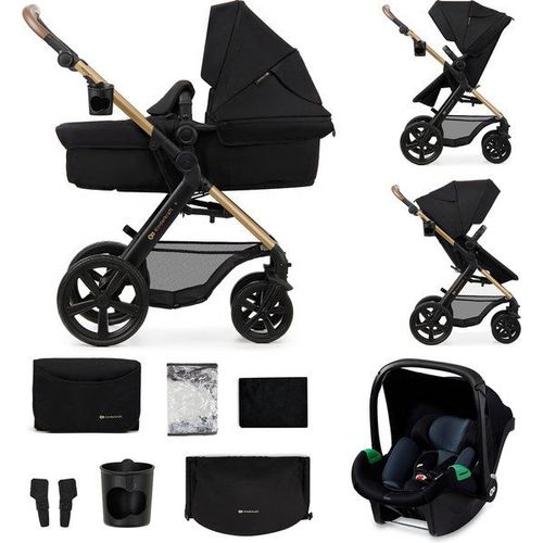 Poussette Trio Moov 2 Pure Black Avec Roues Eva Légères