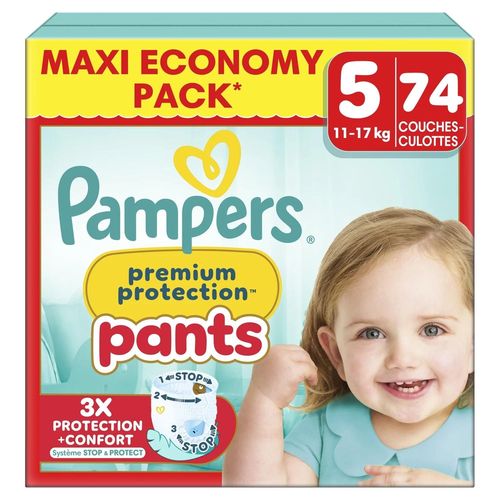 Couches Culottes Bébés Prenium Protection Pants 11-17kg Taille 5 Pampers