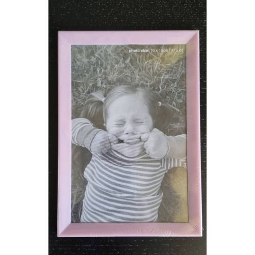 Cadre photo plastifié lilas