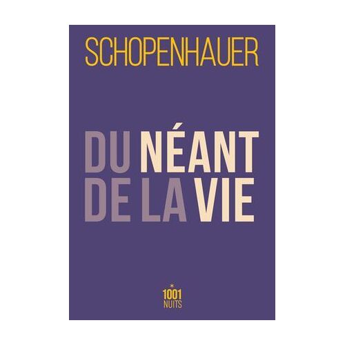 Du Néant De La Vie
