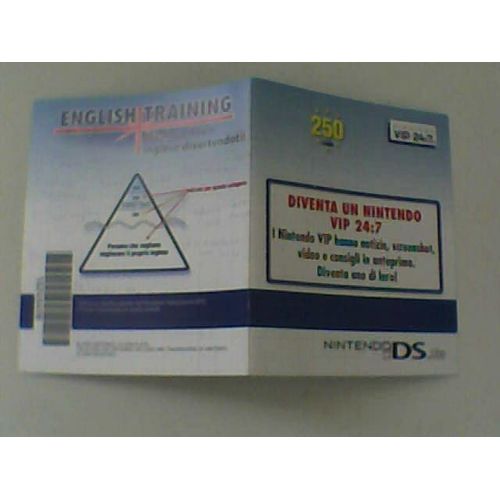 Carte Club Nintendo Non Grattée Ds English Training Migliora Il Tuo Inglese Divertendoti
