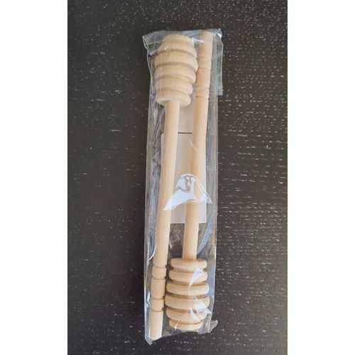 Lot De 2 Mélangeurs À Miel En Bois