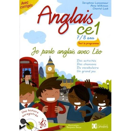 Anglais Ce1 7/8 Ans - Je Parle Anglais Avec Léo (1 Cd Audio)