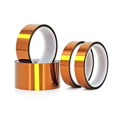 1 Pièces Ruban Adhésif Haute Température,35mm X 33m,Résistant À La Chaleur Ruban 260-300¿,Pour Imprimante 3d,Soudure,Batterie,Moteur