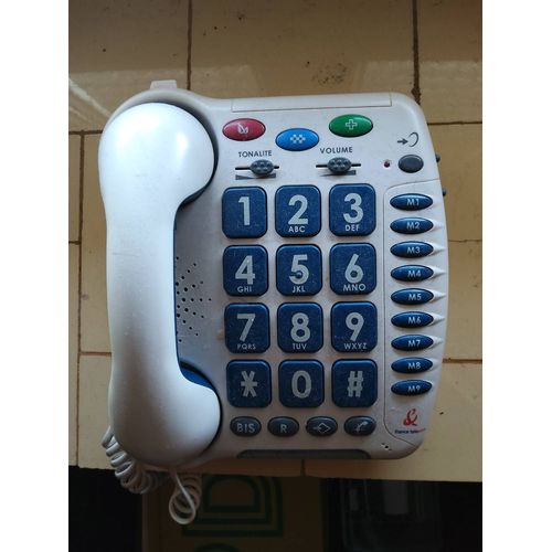 Téléphone Filaire À Grosses Touches France Télécom