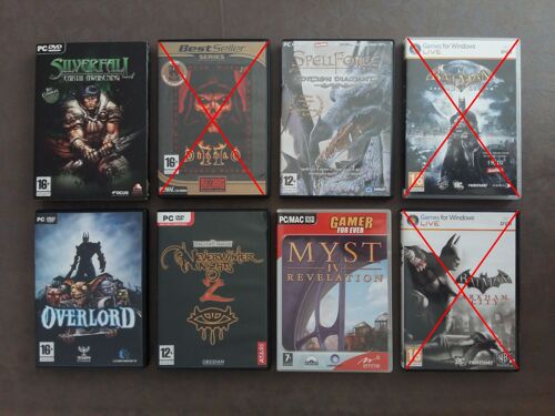 Lot Jeux Pc Complets - Action Rpg Aventure