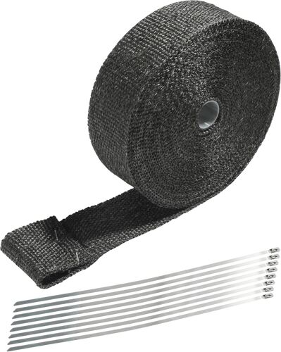 33ft Ruban Isolant Thermique Moto,Bande Echappement,Bande Thermique Echappement,Gaine Thermique,Bande Thermique,Ruban Isolant Tthermique,Pour À La Plupart Des Faisceaux De Câbles De Véhicules