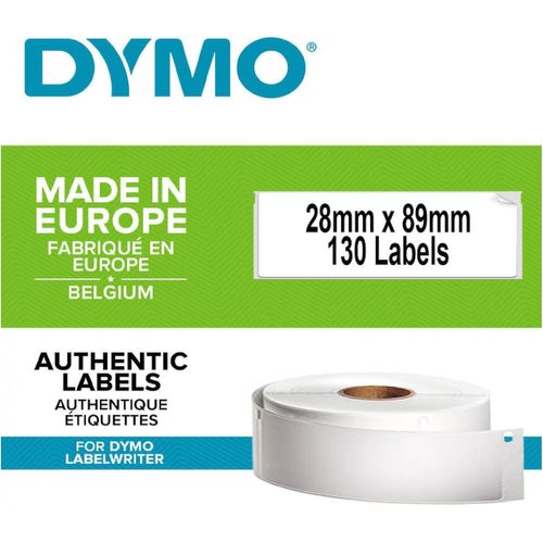 Tianyi-Authentic Lw Étiquettes D'adresse Autocollantes, 28 Mm X 89 Mm, 12 Rouleaux De 130 Étiquettes Faciles À Décoller (1.560 Étiquettes), Pour Les Étiqueteuses Labelwriter