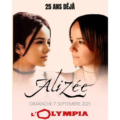 Place De Concert Alizée - L'olympia À Paris - 07/09/25