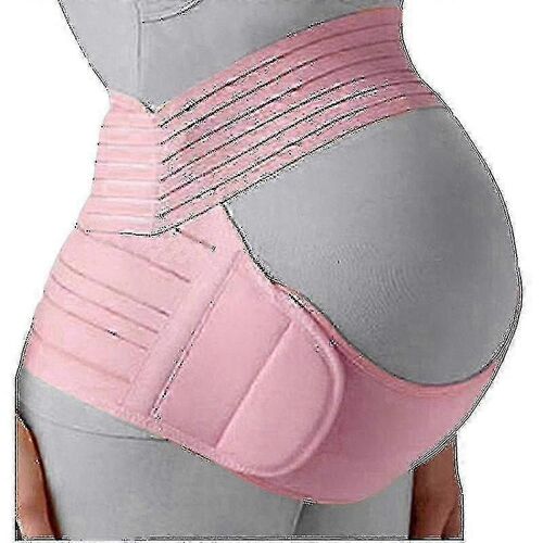 (M-Adulte-Femme-Rose) Ceintures Pour Femmes Enceintes Ceinture Abdominale De Maternité Soins De La Taille Soutien Abdominal Bande Abdominale Protection Dorsale Vêtements De Maternité Pour Femmes Enc