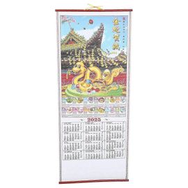 Calendrier Mural Chinois Pour L'année Du Serpent, Calendrier Lunaire 2025