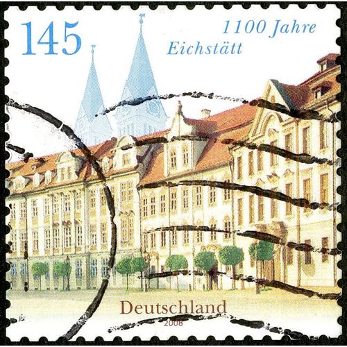 Timbre Oblitéré Deutschland, 1100 Jahre Eichstätt, 2008, 145