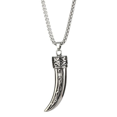 (Style 2) Collier Avec Pendentif Aigle En Acier Titane Pour Homme, Style Urbain, Punk Hip-Hop, Garçons