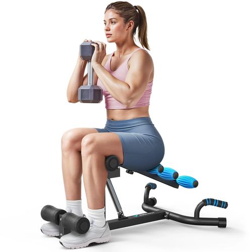 Appareil À Squat Multifonction Merach, Charge 136 Kg, Réglable, Massage, Entraînement Complet Abdos, Jambes, Fessiers, Bras