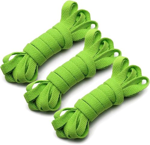 Plat 9mm De Large Coloré Longue Lacets Pour Les Chaussures De Sport Bottes